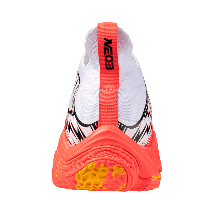 Mizuno WAVE LIGHTNING NEO 3 White/Fiery Coral 2/Citrus